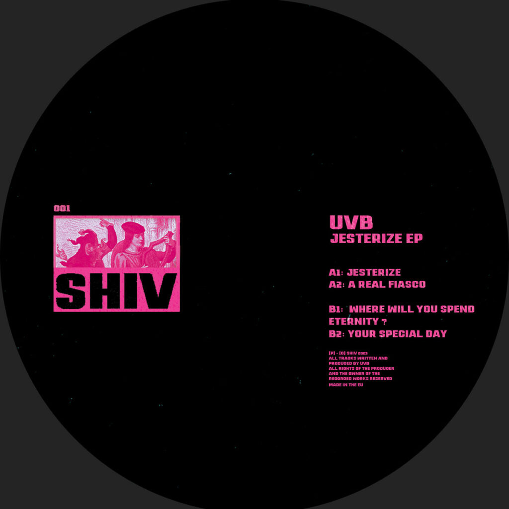 cover image of JESTERIZE EP by UVB on SHIV