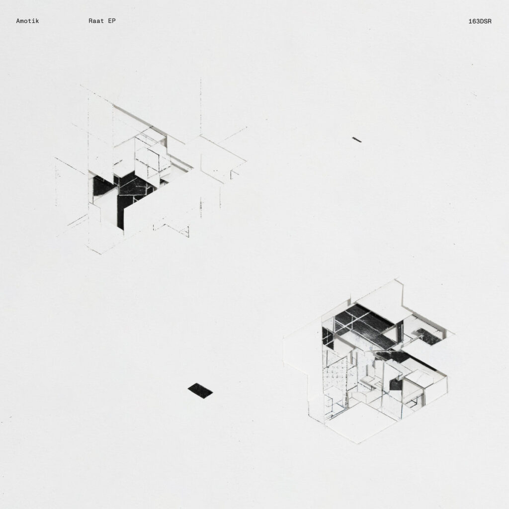 Cover image of RAAT EP by AMOTIK on DELSIN RECORDS